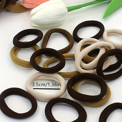 50pcs Hair Ties for Women, Elastic and Durable Rubber Bands for Ponytails