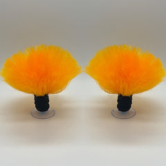 Colorful Short Pigtail Helmet Accessory for Smooth Surfaces