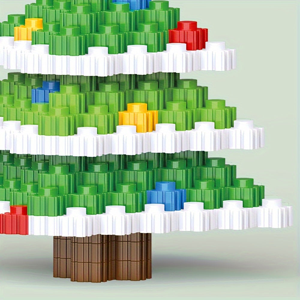 Christmas Tree Model Building Block Toys Birthday Christmas Tree Building Blocks