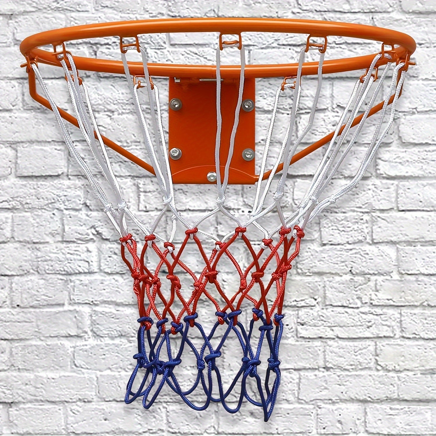 Heavy Duty Basketball Net Replacement - Durable Nylon Woven - 12"