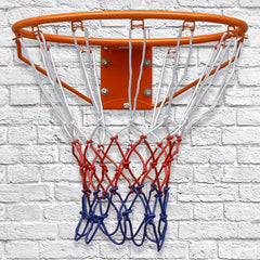 Heavy Duty Basketball Net Replacement - Durable Nylon Woven - 12"