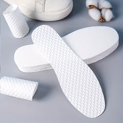 10 Pairs Disposable Wood Pulp Insoles for Men