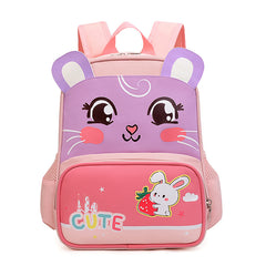 Kids Cartoon Rabbit Print Backpack Lightweight Large Capacity