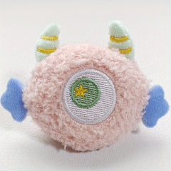 Cute Plush Monster Brooch for Girls