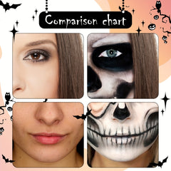 Halloween Makeup Face Paint and Body Paint Set