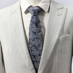 Men's Tie Necktie Floral Necktie Business Wedding Party Necktie