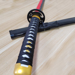 Bamboo Sword Samurai Katana Halloween Cosplay Prop