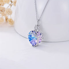 Tree of Life Cremation Jewelry Keepsake Urn Necklace for Pet Ashes