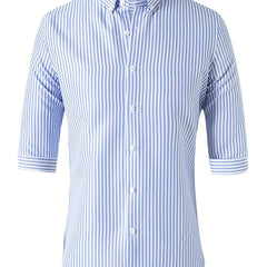 Men's Classic Button Up Shirt for Business