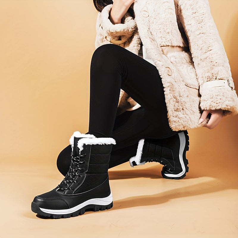 Women's Faux Fur Lined Thermal Snow Boots