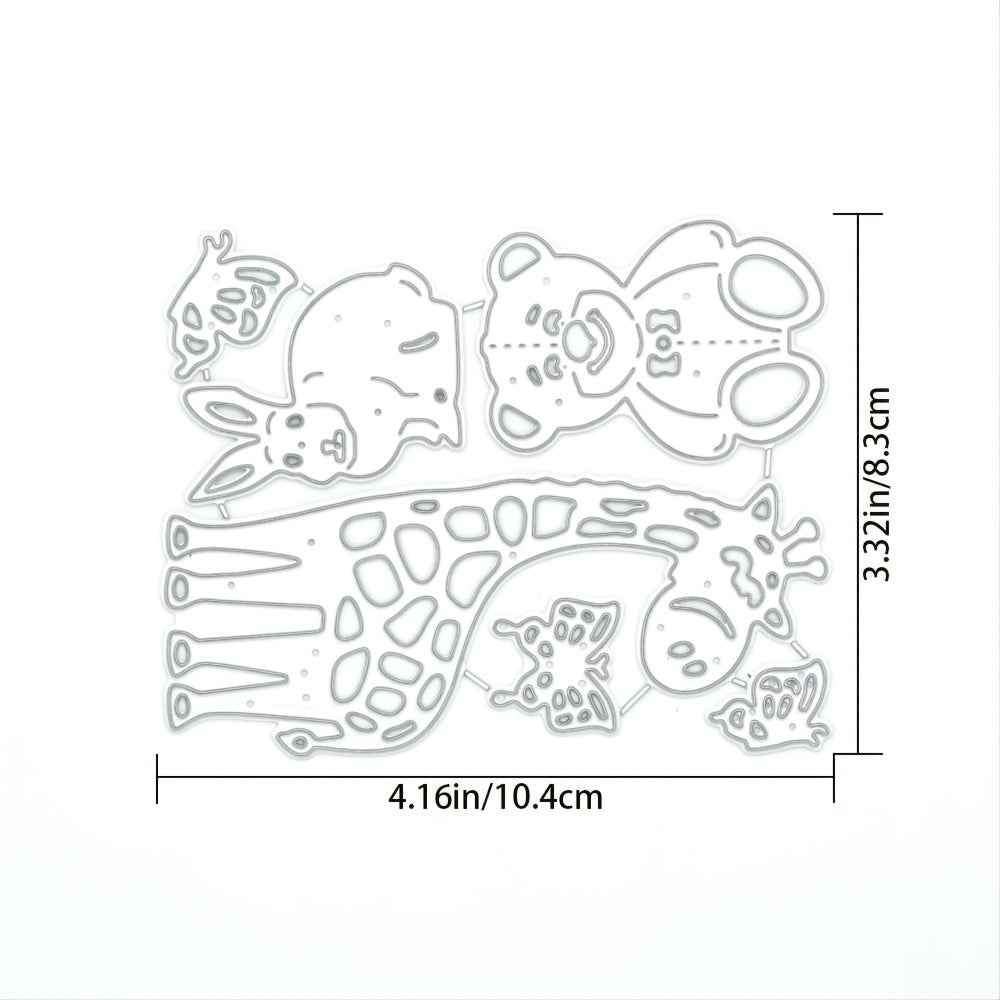 Bear Butterfly Bunny Metal Cutting Dies Stencil DIY Scrapbooking