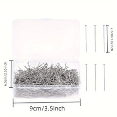 1000pcs Stainless Steel Straight Needle for Jewelry Sewing Crafts