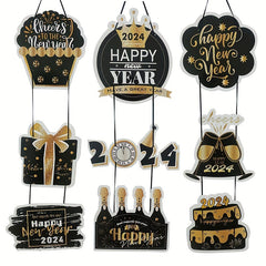 3pcs Year Door Hanging Decorations Birthday Party Home Decor