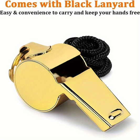 High Metal Whistle Outdoor Survival Whistle Stainless Steel
