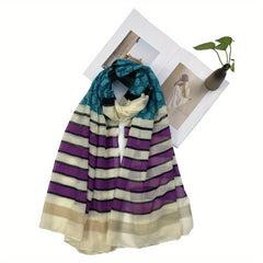 Casual Scarf Hijab Classic Shawl Windproof Head Wrap Sunscreen