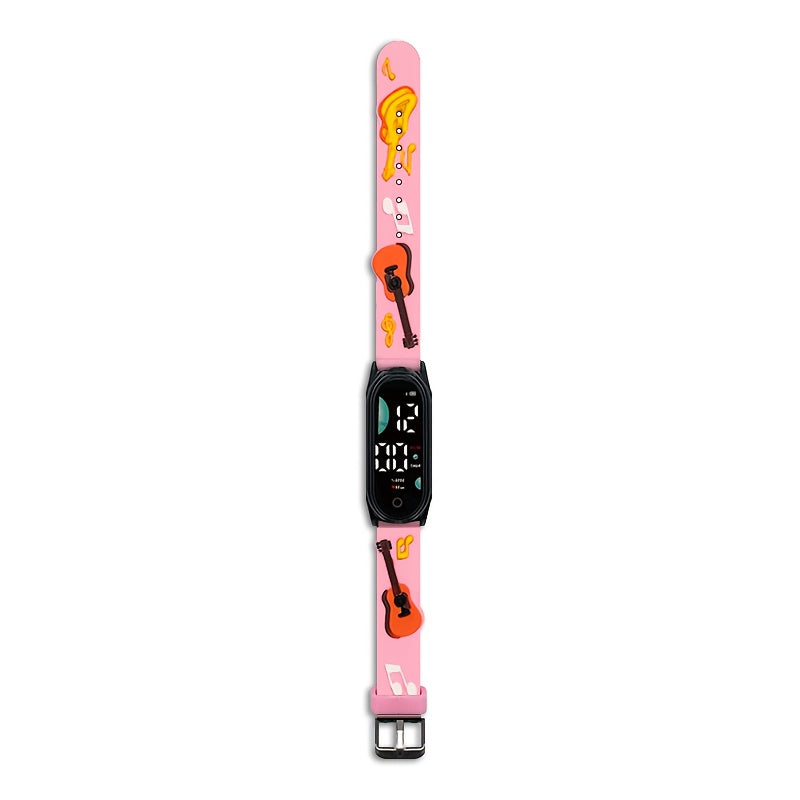 LED Sports Watch with Backlit Display for Soccer Basketball Swimming