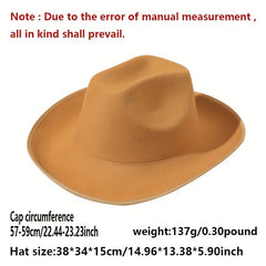 Y2K Cowboy Sunglasses Set with Fedora Cap & UV Protection Eyewear