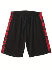 Quick Drying Pleated Shorts Men's Casual Stretch for Summer Gym