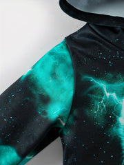 Boys Wolf Hooded Sweatshirt for Spring Autumn Winter