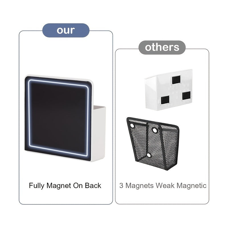 2pcs Magnetic Pen Holder Dry Erase Marker Organizer Strong Magnet Storage