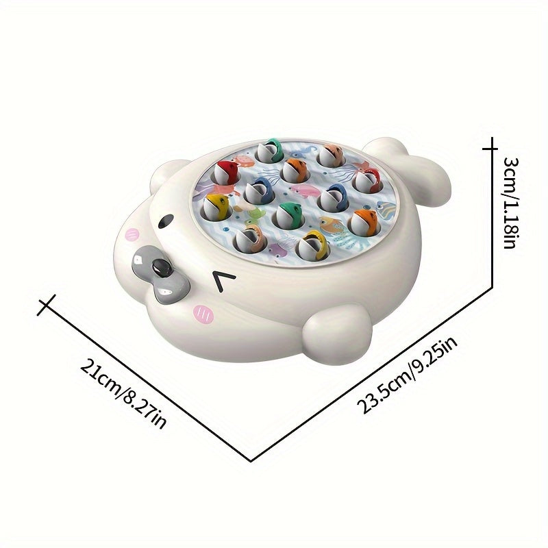 Seal Fishing Plate Puzzle Toy Early Education Parent Child Interactive Toy
