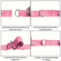 Adjustable Yoga Resistance Band for Body Training Pilates