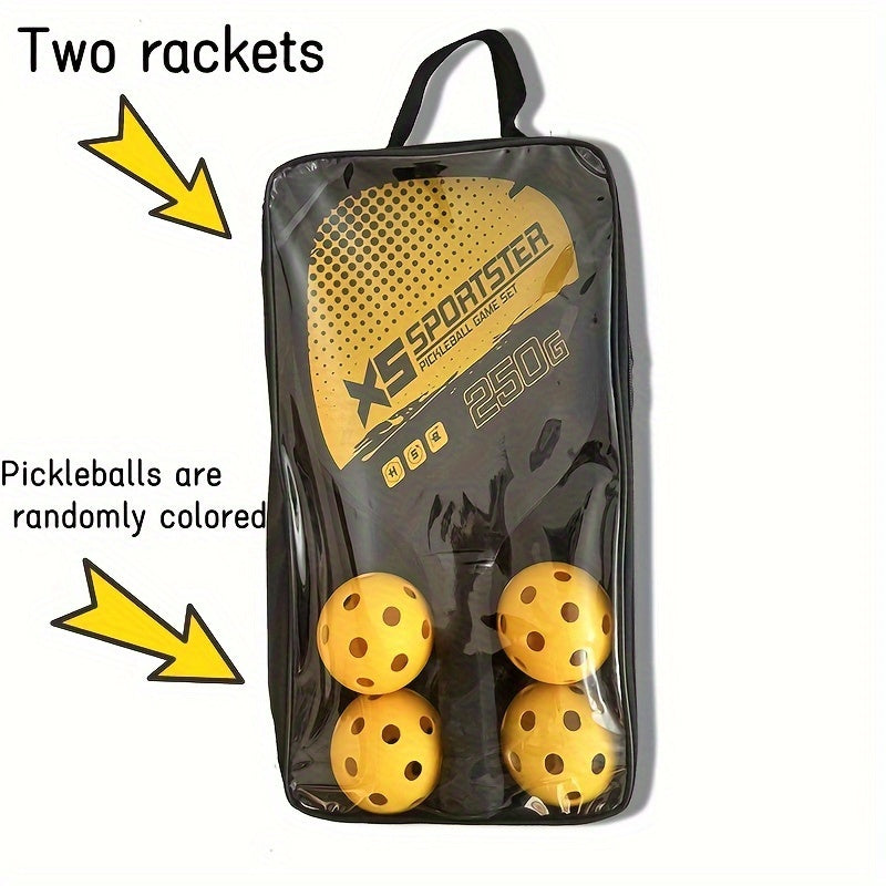 2pcs Pickleball Racket For Beach Outdoor Pickleball Paddle For Entertainment