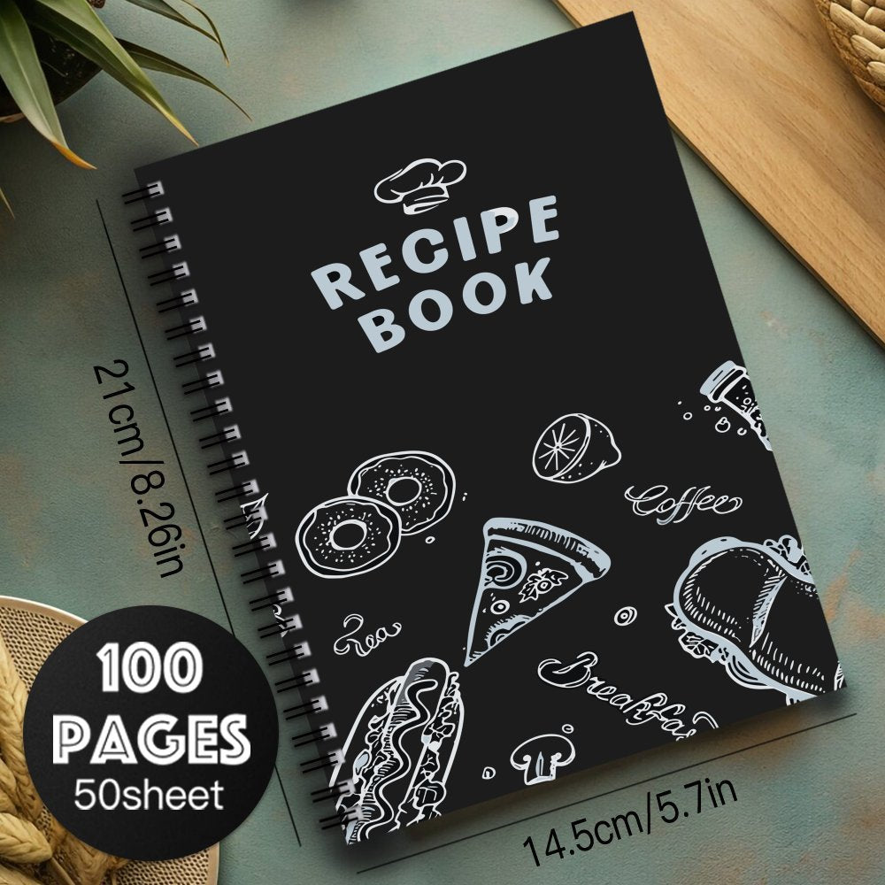 Meal Plan & Shopping List Spiral Notebook Office Supplies