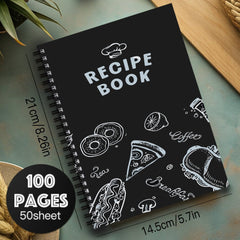 Meal Plan & Shopping List Spiral Notebook Office Supplies
