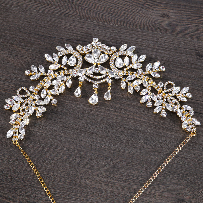 Bridal Crystal Headband Rhinestone Head Piece Wedding Accessories