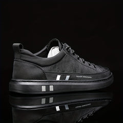 Men's Lace Up Canvas Sneakers Casual Outdoor Walking Shoes