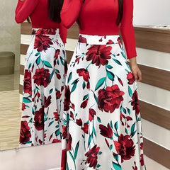 Floral Maxi Dress Plus Size