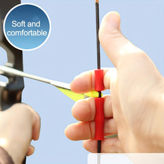 Bow & Arrow Silicone Finger Guard Set Archery Protective Gear