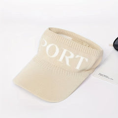 Unisex Sports Sun Visor Hat Knitted Mesh Lightweight Sun Hat