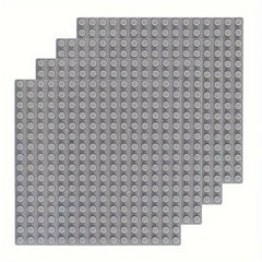 4pcs 16x16 Building Block Base Plate Compatible With Main Brands