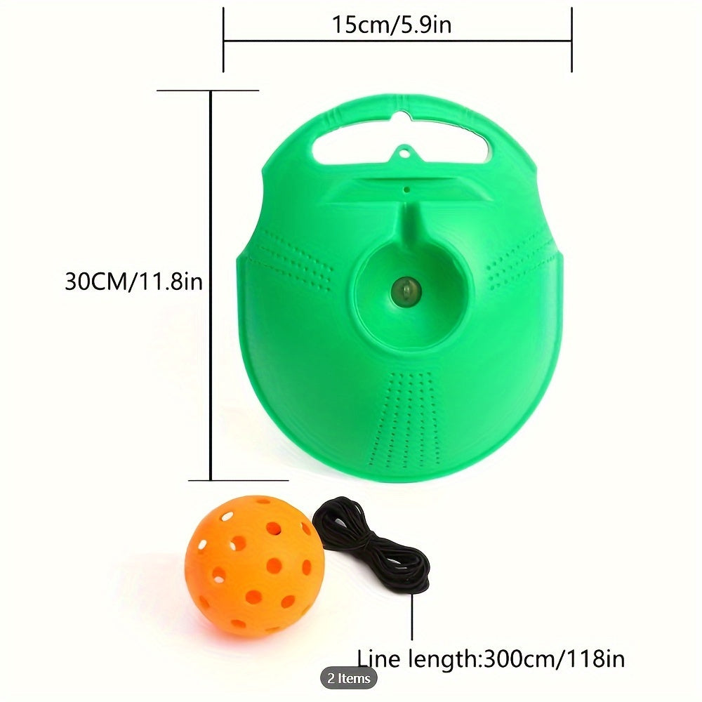 Pickleball Trainer with Cord & 40 Hole Ball for Beginner