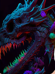 Dragon Skull 3D Print Boys Tee Short Sleeve Crew Neck T-shirt Kids Outdoor
