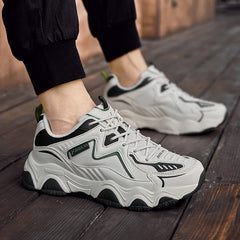 Men's Chunky Dad Sneakers Lace Up Athletic Shoes