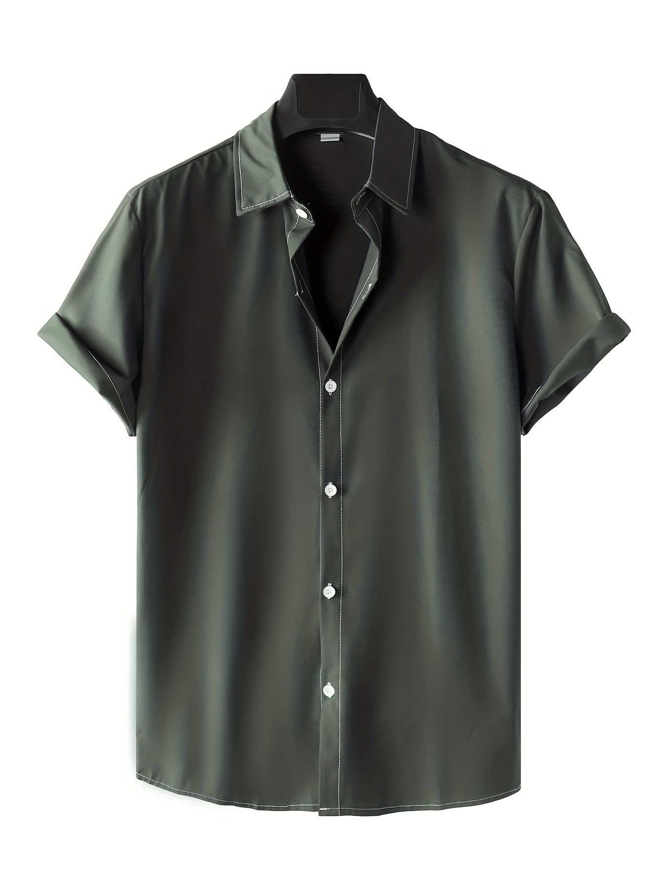 Men s Casual Short Sleeve Shirt Summer Vacation Resort Tops