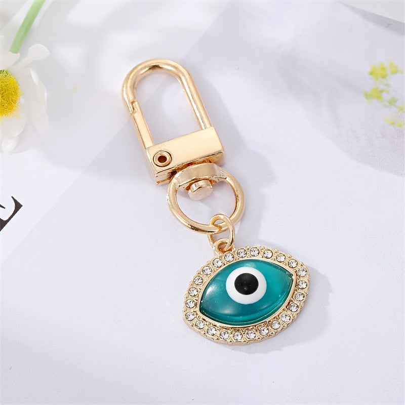 Evil Eye Keychain Car Keyring Bags Ornament Jewelry