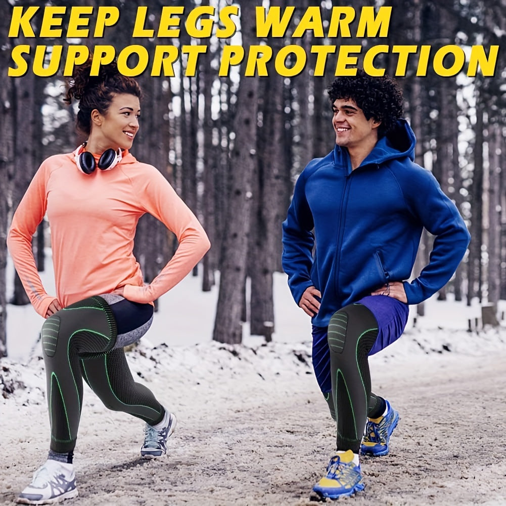 2PCS Soft Breathable Cycling Knee Pads for Men Women