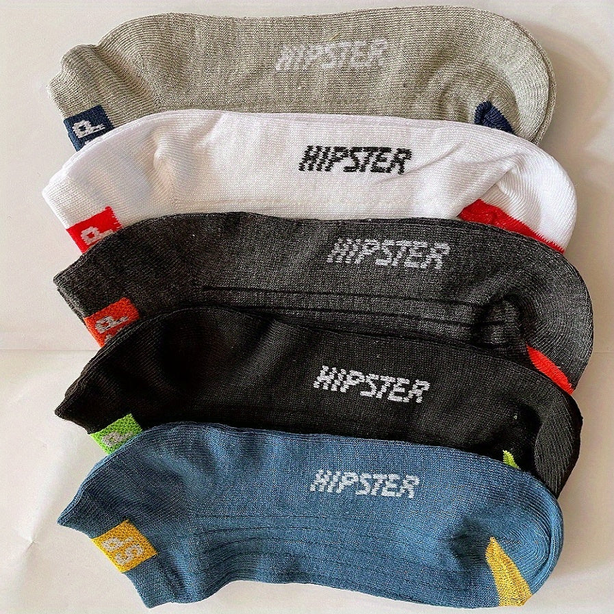 Breathable Men's Ankle Socks - Keep Feet Dry All Summer
