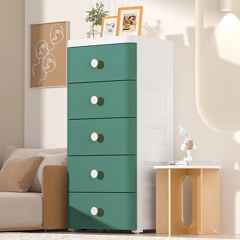 Drawer Storage Cabinet Plastic Layer Storage Shelf For Clothes Toys Craft