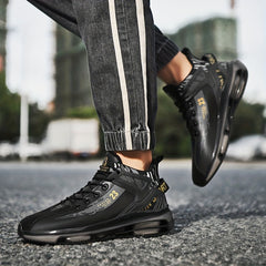 Men's Air Cushion Basketball Shoes for Outdoor Sports & Running