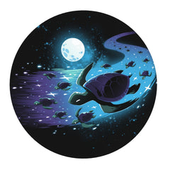 Turtle Family Round Mouse Pad 20x20cm for Game & Office Use