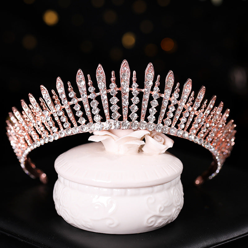Wedding Crown Hair Jewelry Bridal Hair Accessories Women Baroque Crown