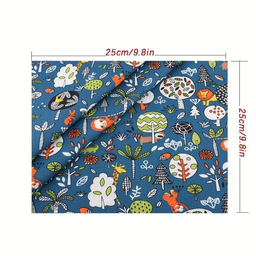 7pcs Multicolor Patchwork Fabric Cotton Sewing Quilting Material