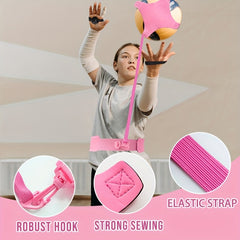 Volleyball Solo Trainer for Serving Set Spiking