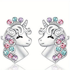 Heart Pendant Unicorn Jewelry Set for Girls