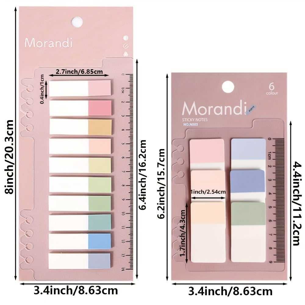 Index Tabs with Ruler Sticky Tab Note Page Marker File Flags